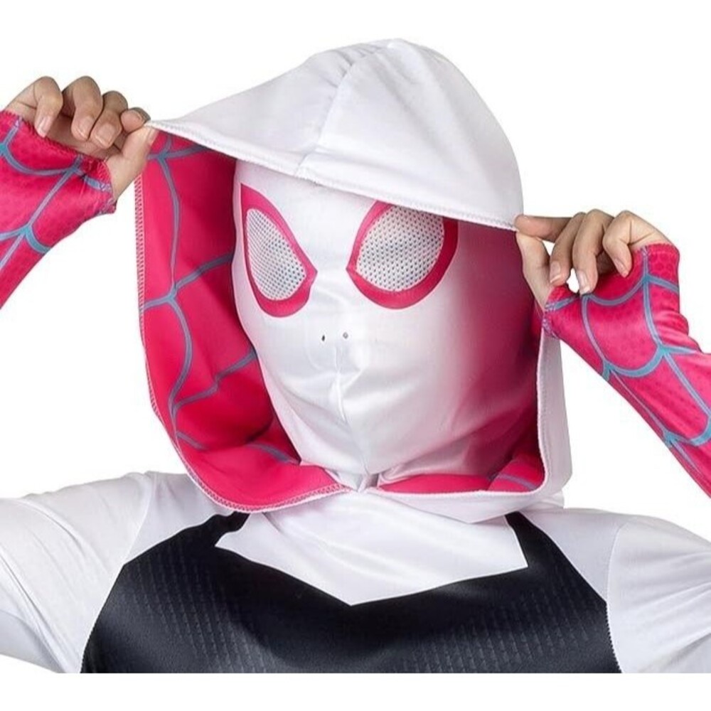 Jazwares MARVEL Spider-Gwen Official Youth Halloween Costume Child's M 7-8 Med - Picture 4 of 9
